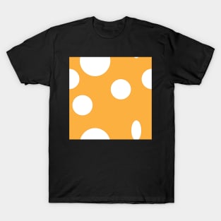 Spots, white on orange T-Shirt